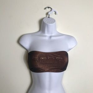 Bebe strapless swim top